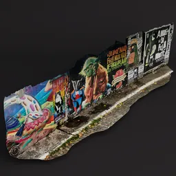 Urban Graffiti Wall