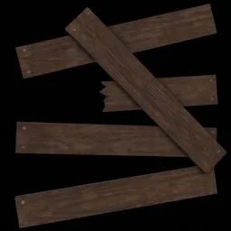 Broken Wooden Planks