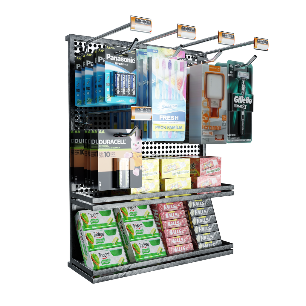 BlenderKit | Download the Compact Shop Shelf model