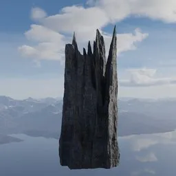 Jagged Sharp Rocks Modular Asset