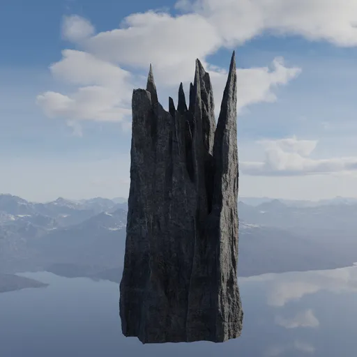 Jagged Sharp Rocks Modular Asset