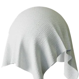 Plain White Chenille