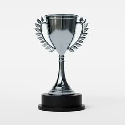 Classic Silver Laurel Trophy