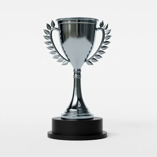 Classic Silver Laurel Trophy