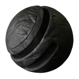 Black Weathered Rock