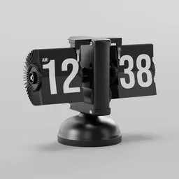 Design retro flip table clock
