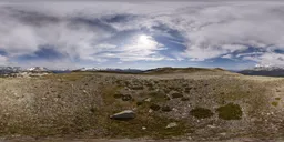 Mountain Landscape Sunny Day