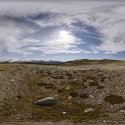 Mountain Landscape Sunny Day
