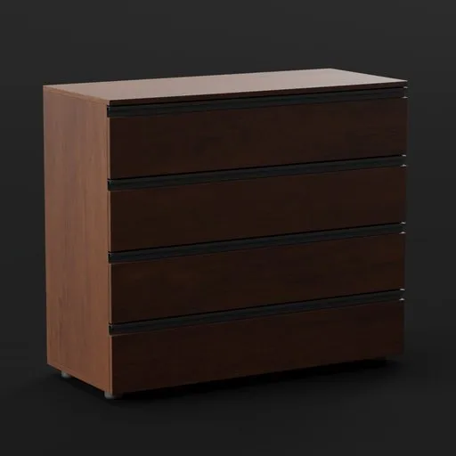 Dark Wood Dresser