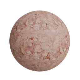 Gentle pink marble