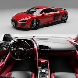 Audi R8(Rigged)