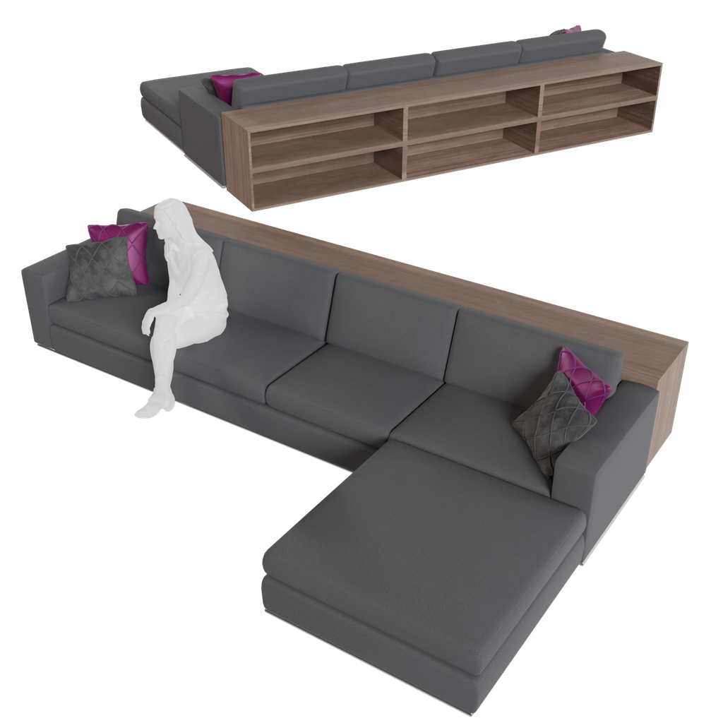 Sofa Cine Sofas models BlenderKit
