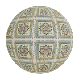 Paisley motif wallpaper