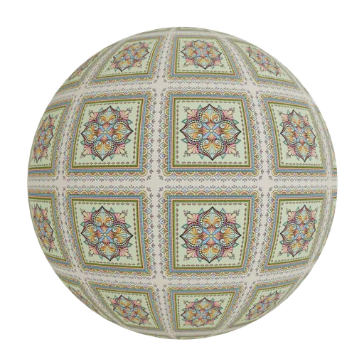Paisley motif wallpaper