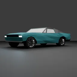 Low Poly Mustang