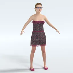 Joanna Character Rigged