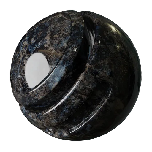Dark Swirled Marble