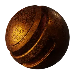 Rusty Bronze Metal