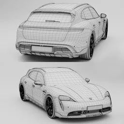 Porsche Taycan Turbo S Cross Turismo