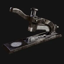 Vintage 1920s Office Stapler Black