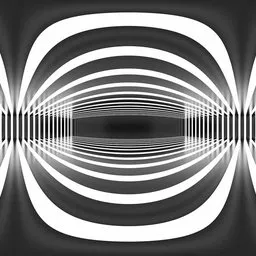 Futuristic Striped Light Tunnel HDRI