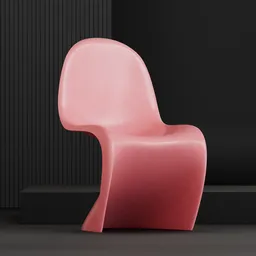 Panton Chair Variant Pale Pink