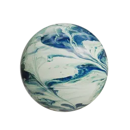 Abstract cyan Marble
