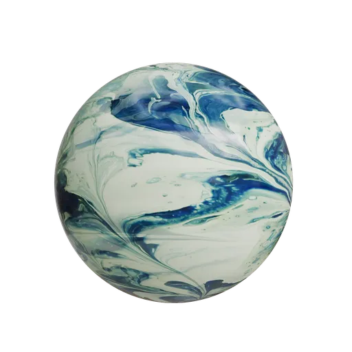 Abstract cyan Marble
