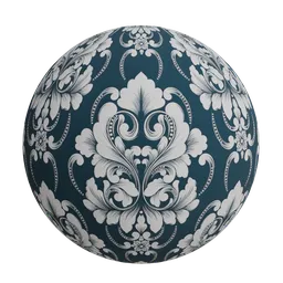 Classical vector damask wallpaper