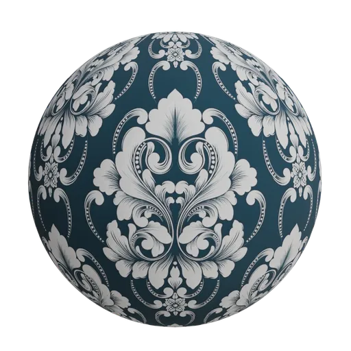Classical vector damask wallpaper