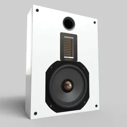 Wallmount Hi-Fi speakers White