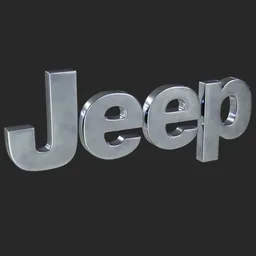 JEEP Logo 3d model