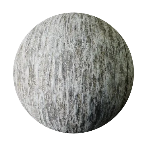 Highly textured PBR old cracked wood material suitable for realistic 3D rendering in Blender and similar software.