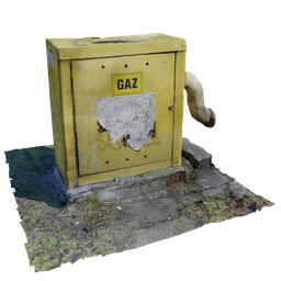 City gas utility box