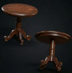 Rustic Wooden Tavern Table