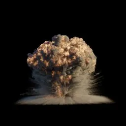 Atomic Nuclear Bomb VDB Animation