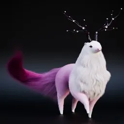 Japanese Sakura Creature Rigged