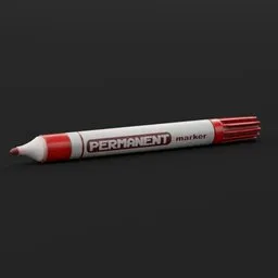 Red Marker Pen Open