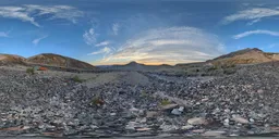 Mountain Bluesky Rock Ground Sunset