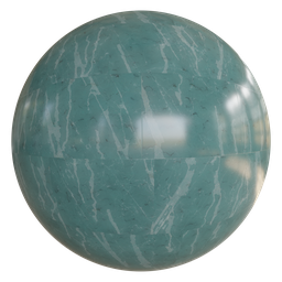 Greenish marble