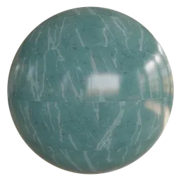 Greenish marble