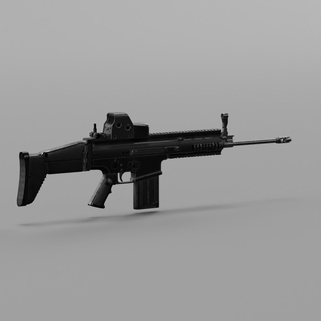 Scar | Modern Weapons models | BlenderKit