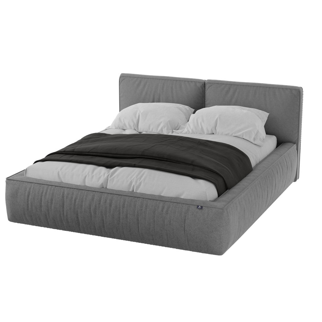 Blenderkit Download The Free Soft Modern Bed Model 9442