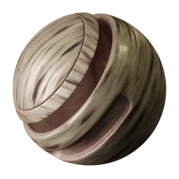 Birch Wood Streaked Faded