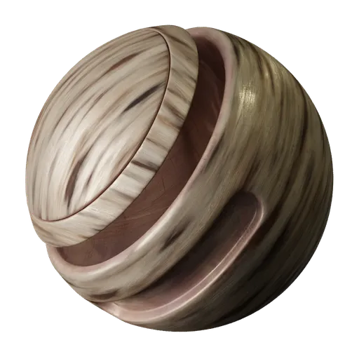 Birch Wood Streaked Faded