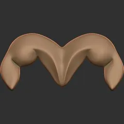 ER_Ornament Brush Pairhorn