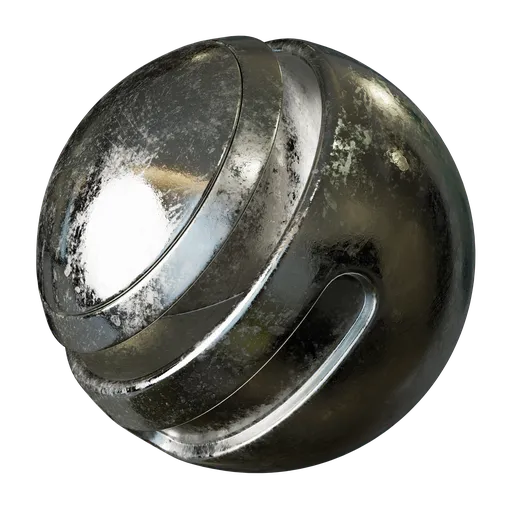 Rough scratcehd silver metal