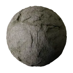 Mossy Weathered Stone Ground