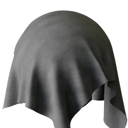 Grey polyester microfiber fabric