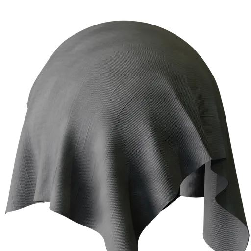 Grey polyester microfiber fabric